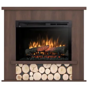 Obrazek Kominek elektryczny Tula 26 ciemny dąb