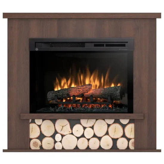 Obrazek Kominek elektryczny Tula 26 ciemny dąb