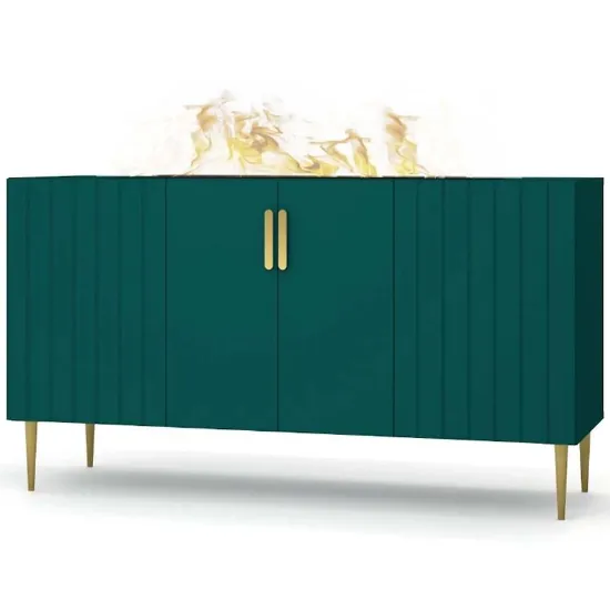 Obrazek Kominek elektryczny Prins 1000 R zielony