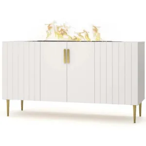 Obrazek Kominek elektryczny Prins 1000 biały