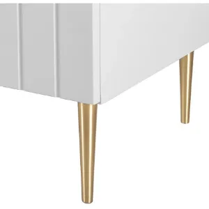 Obrazek Kominek elektryczny Prins 1000 biały