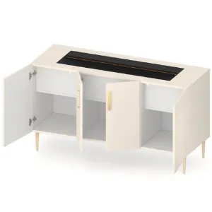 Obrazek Kominek elektryczny Prins 1000 beż