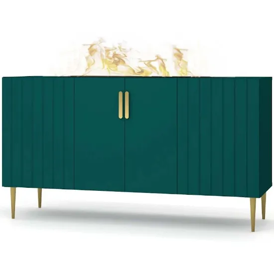 Obrazek Kominek elektryczny Prins 1000 zielony