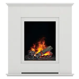 Obrazek Kominek elektryczny Asti Engine biały