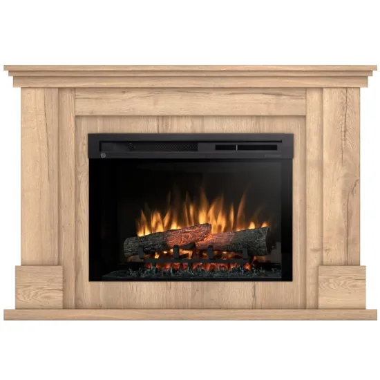 Obrazek Kominek elektryczny Luena 26 jasny dąb