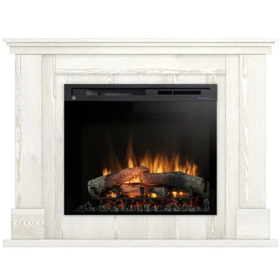 Obrazek Kominek elektryczny Luena 28 biała sosna