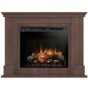 Obrazek Kominek elektryczny Luena 28 ciemny dąb