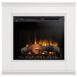 Obrazek Kominek elektryczny Vena 28 biały mat
