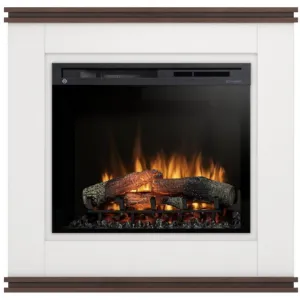 Obrazek Kominek elektryczny Vena 28 biały/ciemny dąb