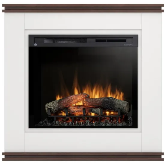 Obrazek Kominek elektryczny Vena 28 biały/ciemny dąb
