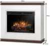 Obrazek Kominek elektryczny Vena 28 biały/ciemny dąb