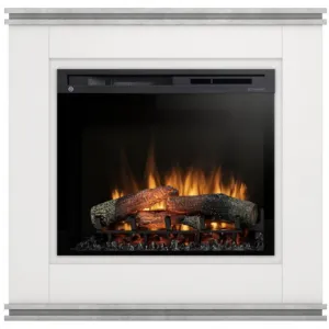 Obrazek Kominek elektryczny Vena 28 biały/beton