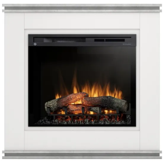 Obrazek Kominek elektryczny Vena 28 biały/beton