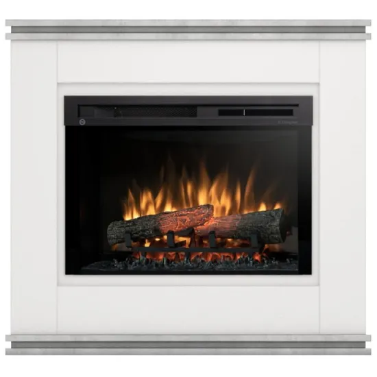 Obrazek Kominek elektryczny Vena 26 biały/beton