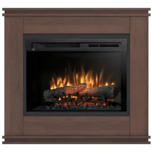 Obrazek Kominek elektryczny Vena 26 ciemny dąb/czarny