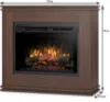 Obrazek Kominek elektryczny Vena 26 ciemny dąb/czarny