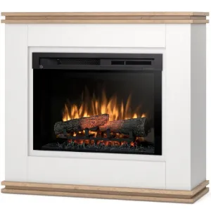Obrazek Kominek elektryczny Vena 26 biały/jasny dąb