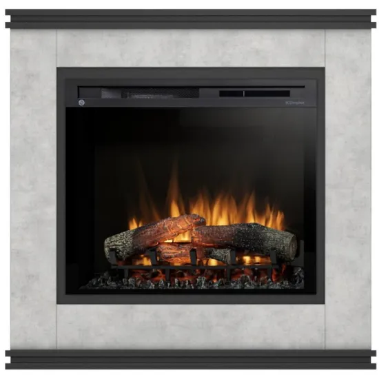 Obrazek Kominek elektryczny Vena 28 beton/czarny