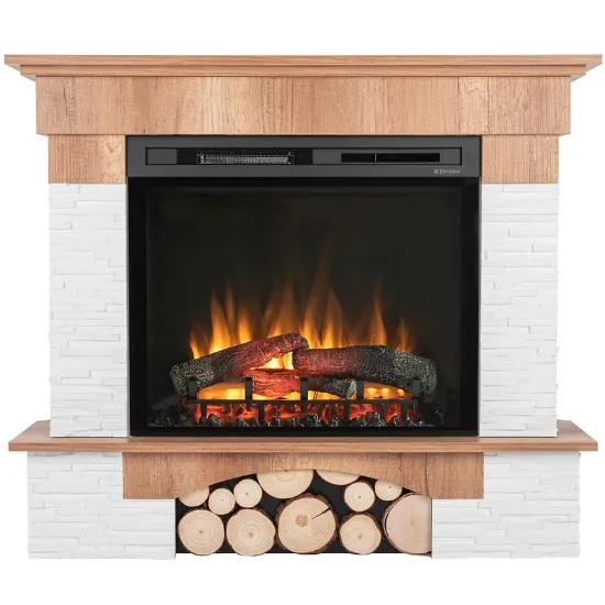 Obrazek Kominek elektryczny Porto narożny 28 dąb