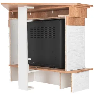 Obrazek Kominek elektryczny Porto narożny 28 dąb