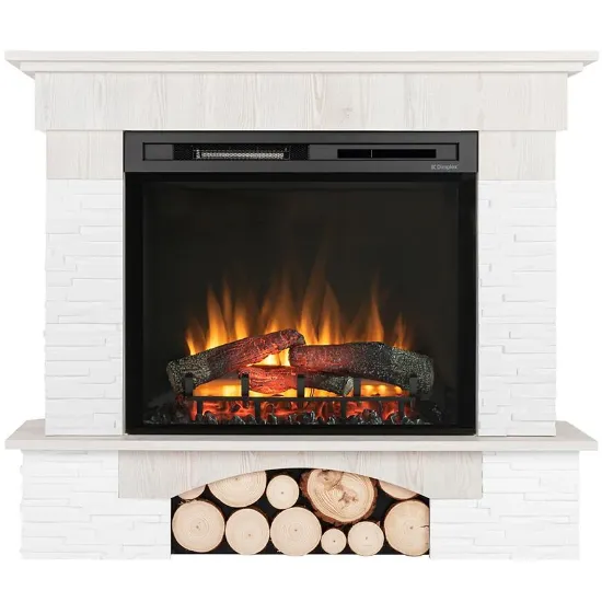 Obrazek Kominek elektryczny Porto narożny 28 sosna