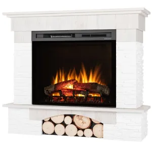 Obrazek Kominek elektryczny Porto narożny 28 sosna