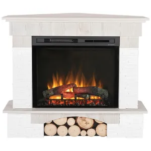 Obrazek Kominek elektryczny Porto narożny 28 sosna