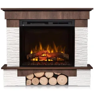 Obrazek Kominek elektryczny Porto 28 orzech