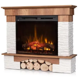 Obrazek Kominek elektryczny Porto 28 dąb