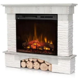 Obrazek Kominek elektryczny Porto 28 sosna