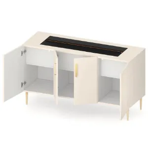 Obrazek Kominek elektryczny Prins 1000 R beż