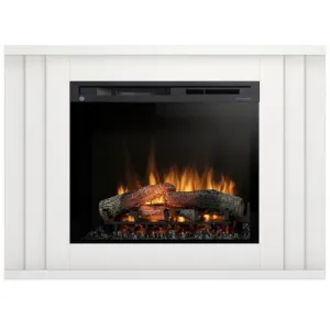 Obrazek Kominek elektryczny Paria 28 biały mat