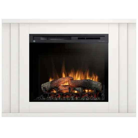 Obrazek Kominek elektryczny Paria 28 biały mat