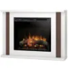 Obrazek Kominek elektryczny Paria 28 biały/ciemny dąb