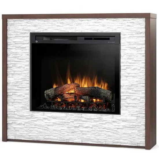 Obrazek Kominek elektryczny Verde 28 ciemny dąb