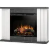 Obrazek Kominek elektryczny Paria 28 biały/czarny marmur