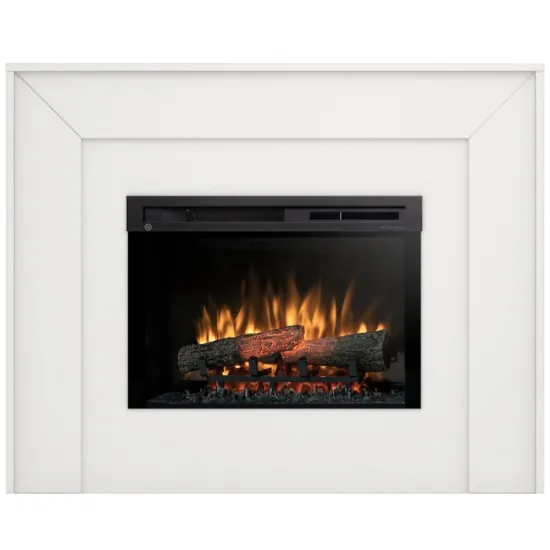 Obrazek Kominek elektryczny Zuni 26 biały mat