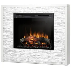 Obrazek Kominek elektryczny Verde 28 biały mat