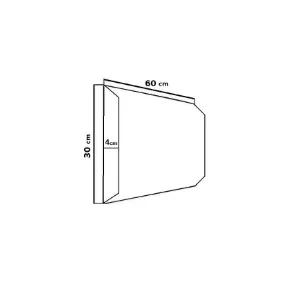 Obrazek Panel tapicerowany 30/60 beż boucle