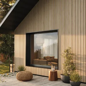 Obrazek Panel lamelowy Fronto V-BLACK Dąb 0,25x2,95M