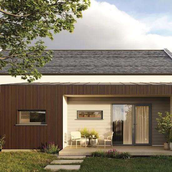 Obrazek Panel lamelowy Fronto V-BLACK Orzech 0,25x2,95M