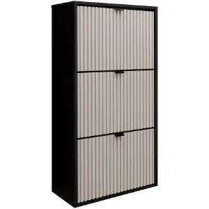 Obrazek Szafka Na Buty Laro I Stojąca Czarny/Kaszmir/ Czarny