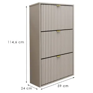 Obrazek Szafka Na Buty Laro I Stojąca Kaszmir/Kaszmir/ Złoty