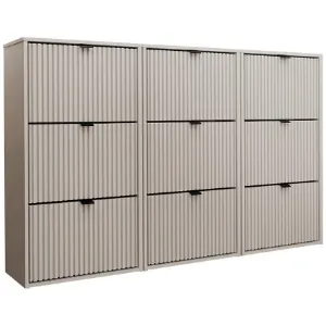 Obrazek Szafka Na Buty Laro Iii Stojąca Kaszmir/Kaszmir/ Czarny