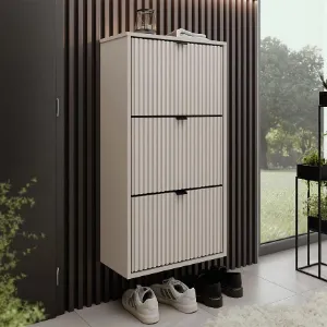 Obrazek Szafka Na Buty Laro I Wisząca Kaszmir/Kaszmir/ Czarny