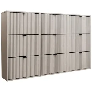 Obrazek Szafka Na Buty Laro Iii Wisząca Kaszmir/Kaszmir/ Czarny