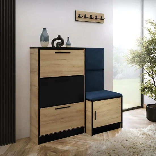 Obrazek Szafka Na Buty Kpl Foli Craft + Niebieski (KRONOS 09)