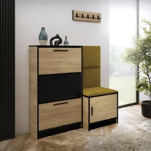 Obrazek Szafka Na Buty Kpl Foli Craft + Żółty (KRONOS 01)