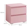 Obrazek Szafka nocna Cosmo C13 różowy