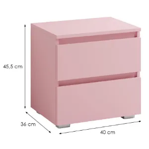 Obrazek Szafka nocna Cosmo C13 różowy